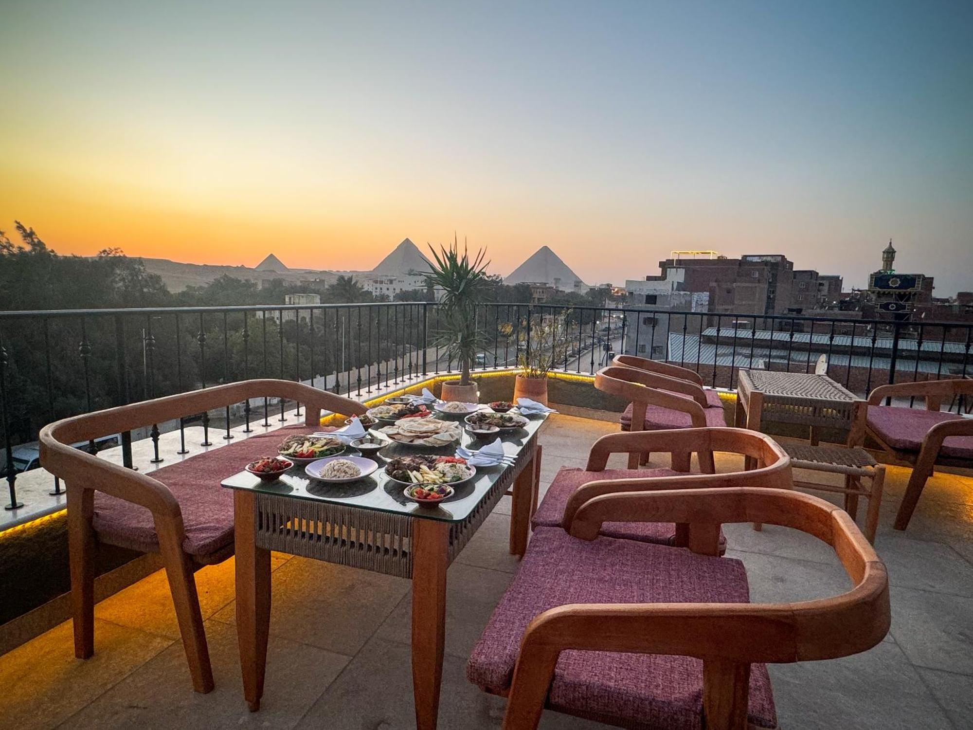 Almas Pyramids View Hotel Kafrat al Jabal Экстерьер фото