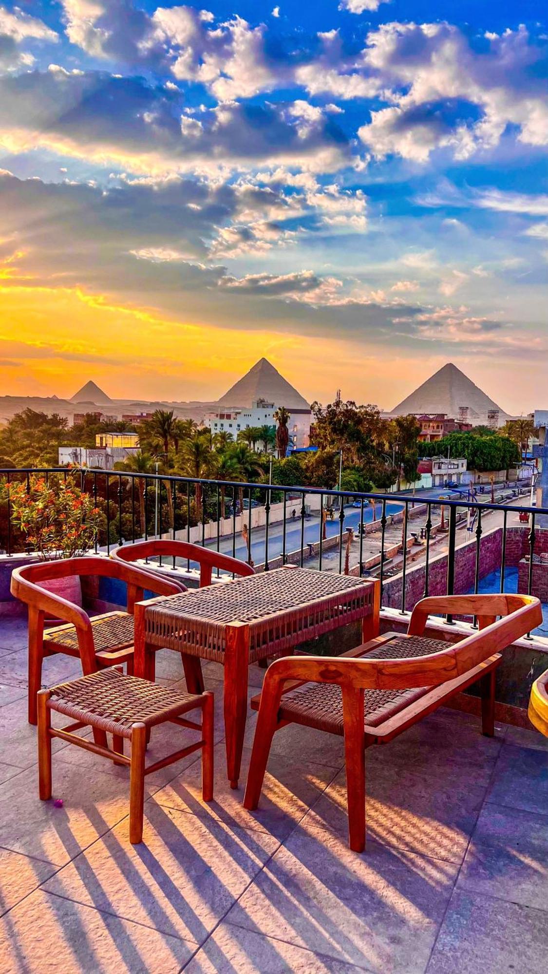 Almas Pyramids View Hotel Kafrat al Jabal Экстерьер фото