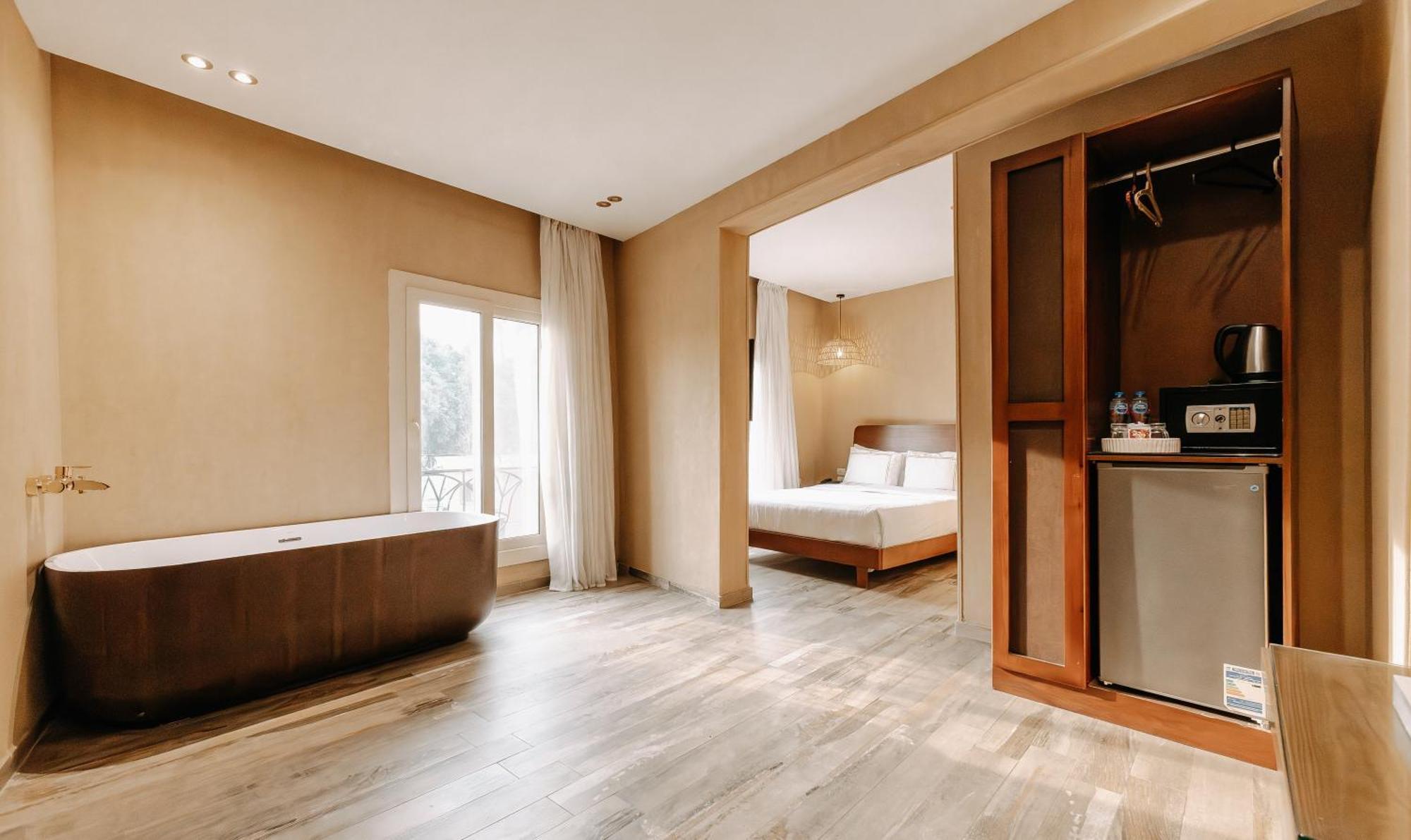 Almas Pyramids View Hotel Kafrat al Jabal Экстерьер фото