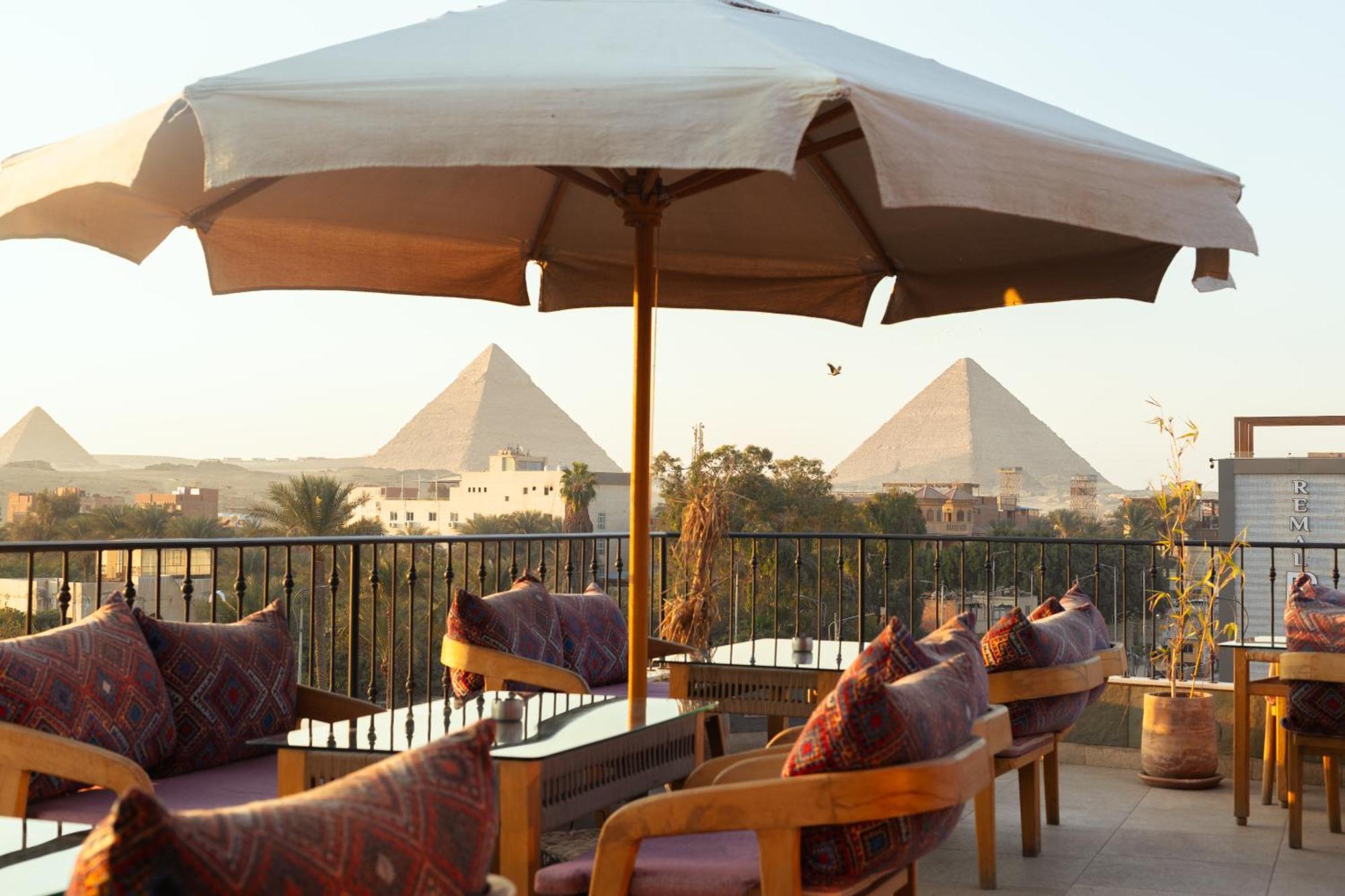 Almas Pyramids View Hotel Kafrat al Jabal Экстерьер фото