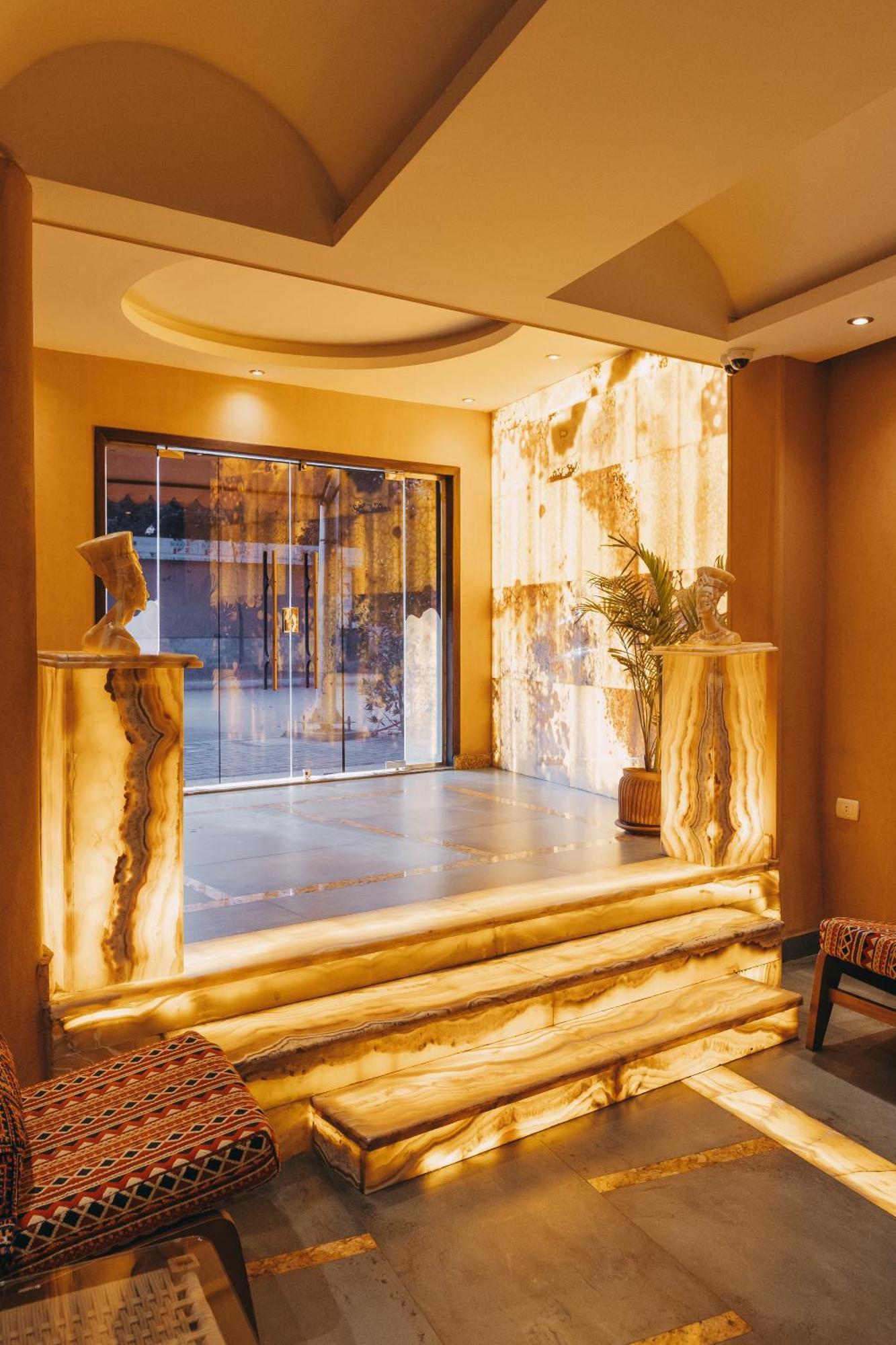Almas Pyramids View Hotel Kafrat al Jabal Экстерьер фото